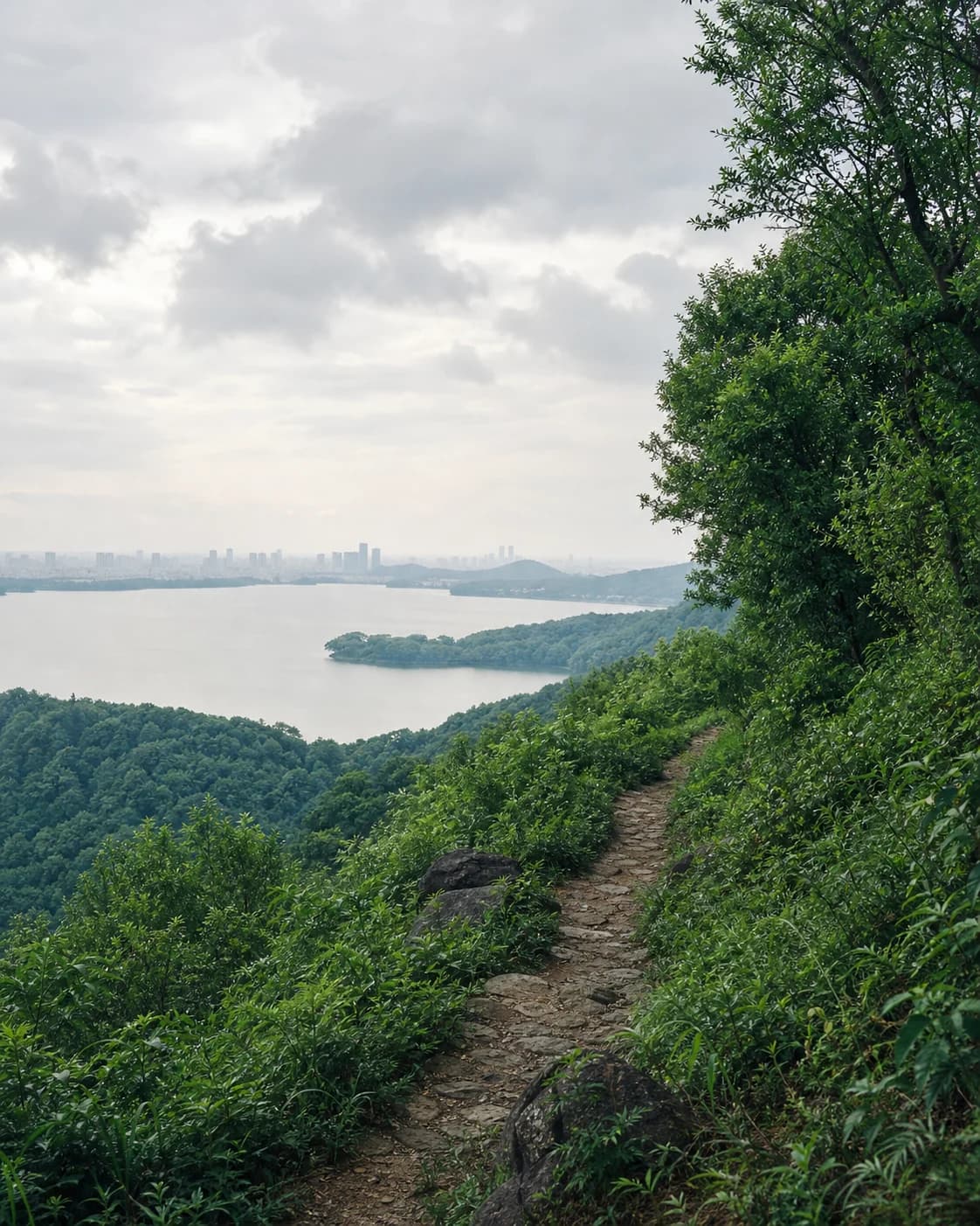 东湖七山路线图片